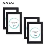 8X12 Inch Photo Frame for Home & Office Wall Decor & Best Gift for Birthday & Occasions Synthetic Wooden Photo Frame Pack Of 4 Frame