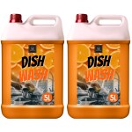 BLISS & BLUSH Dishwash Liquid 10 Liter Orange | Eco-Friendly, Non-Toxic, Biodegradable | Baby Safe, Skin Safe, Pet Safe