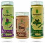 HerbtoniQ 100% Natural Hair Care Pack Indigo Leaf, Katha, Colorless Neutral Henna Powder (450g)