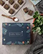 HEALTHY MITHAI CO. Sugar Free Healthy Keto Chocolate Barfi| Stevia Based, No Artificial Sweeteners, Sugar Free, No Preservatives and Low Calories - 200 g