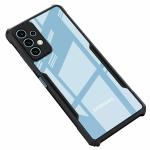 Ramola Traders Samsung A32 (5G) / M32 (5G) Case Back Cover Shockproof Bumper Crystal Clear 360 Degree Protection TPU+PC Camera Protection Acrylic Transparent Eagle Cover for Samsung Galaxy A32 (5G) / M32 (5G) (Black)