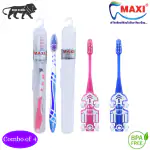 MAXI Oral Care Combo of 4-(2 Kids) Zoom Car Junior Toothbrush & (2 Adults) For You Toothbrush Travel Pack