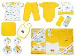 VParents Bitsy New Born Baby Gift Set (Pack of 10) (Yellow)