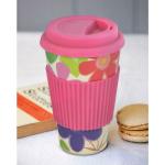 Freelance Bamboo Fibre Eco Travel Mug, 400ml, Pink