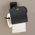Plantex Black Stainless Steel Toilet Paper Holders 17.5 x 7 x 2.5 cm