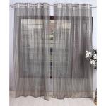 Jiyansh Decor Tissue net Transparent Curtains I Premium Screens for Home Office I Parda for LivingRoom,Bedroom Set of 2 (Size- 7 feet) Grey