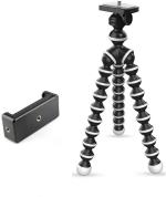 SRIKANTH ENTERPRISES ULTADOR 150 - 250 mm Black ABS Plastic Flexible and Portable Gorilla Mini Tripod for Mobile, Video, DSLRSLR and Advanced Point Shoot Camera
