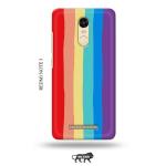 Tweakymod Printed Rainbow Colour Back Cover for REDMI NOTE 3
