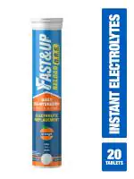 FAST&UP Reload O.R.S, Effervescent Electrolyte Tablets - Orange Flavour - 20 Tablets