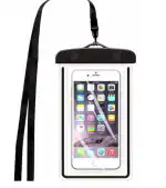 Tech Gear Dust Proof rain Pouch Waterproof Plastic Mobile Cover for All Android and iPhone Models