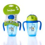Baybee Blue Sporti Baby straw Sipper Bottle 300 ml (6 - 30 M)