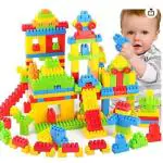 Vastate Satsun Toys Colour Building Bricks and Blocks for Kids- Set of 60 pcs (Multicolor)