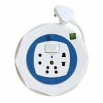 Klick Flex Box with 5-Yard Wire,Energy-Saving Flexicord Extension Board with Indicator & International Socket (6A, 240V)