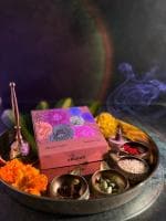 AMAYAH Luxury Organic Handmade Dry Insence Natural Dhoop Cones With Stand (100% Herbal & 0% Charcoal) Eucalyptus Fragrance (30 Cone Inside the Box)