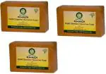 Khadi Herbal Chandan Haldi Soap, 125 Gm Each (Pack Of 3)