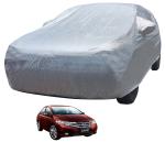 MOCKHE Car Body Cover Compatible with Honda City (Model : 2008-2019) with Mirror Pockets, Triple Stitched, Water Resistant Car Cover, Metallic Silver