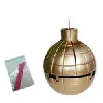 Kravings Gold And Black Round Bomb Shaped Cake Mold