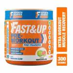 Fast&Up Pre Workout Supplement with B-Alanine,Creatine,Taurine,Energy Booster-30 Servings Creatine (300 g, Watermelon)