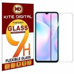 Kite Digital Xiaomi Poco C3/Poco M2/Poco M3 Transparent Tempered Glass Screen Protector with Full Screen Coverage (Except Edges) and Easy Installation Kit (Pack of 2)
