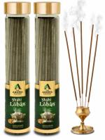 The Aroma Factory Agarbatti for Pooja, Shahi Loban Incense Sticks, Charcoal Free & Low Smoke Agarbatti with Essential Oils & Natural Fragrance for Home, Offices (100g X 2 Bottle)