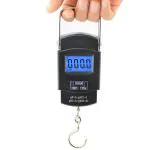 ShopiMoz 50Kg Electronic Portable Luggage/Fishing Weighing Scale Hook Type with Digital LED Screen & Tare Function