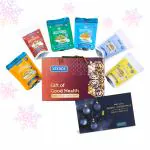 Keeros Healthy New Year & Christmas Gift Hamper with Card