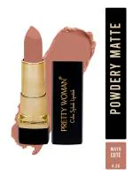Pretty Woman Color Splash Powdery Matte Vibrant Peach Lipstick Mayb Cute Shade 22, 4.2g