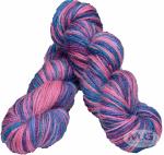 M.G Enterprise Wool Yarn, Micro Rangoli tres Multi Violet 300 Grams.