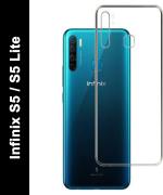 PAEDICON Back Cover for Infinix S5, Infinix S5 Lite (Transparent, Grip Case, Silicon, Pack of: 1)