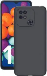 Leyon Black Silicon Back Cover For Redmi 10A