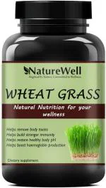 Naturewell Wheat Grass Capsules, 60 Capsules