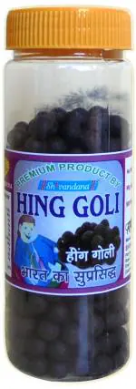 Ayurvedic Digestive Hing Goli/Hing Dana Tasty Goli Healthy Relieve, Gas, Acidity (200 Gram Pack of 1)