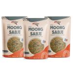 INSTAFOOD-READY TO COOK Moong Sabji | Ready to Eat & Cook Meal | 3-4 Servings Each | Pack of 3 (150g) | After Cooking Gets 2.7KG to Serve | Zip Lock Packaging | Vegetarian Meal | Just Add Water and Cook