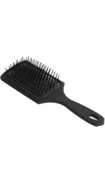 MISTY ALLE Combo of Cushion Paddle Hair Brush and Round Hair Comb Brush with Soft Nylon Bristles Airbag Comb Hair Healthier Comb for Women and Men Plastic Small Mini Portable Comb Brush Hair (PACK OF 1)