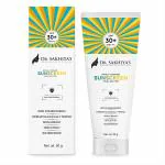 DR. SAKHIYA'S Aloe Vera Extract Sunscreen (50gm) / SPF 30 PA+++ Broad Spectrum - UVA & UVB for All Skin Types, Sun Protection Gel / Non-Sticky, Non Greasy, Waterproof, No White Cast