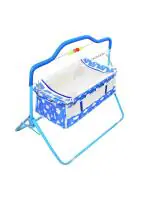 VParents Bunny New Born Baby Crib Bassinet cot Swing Cradle Jhula Palna (Blue)...