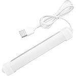 NSCC TL-56 Portable USB LED Mini Tube Light, with High Brightness Cool Day Light for Small Rooms, Petty Shops, Car Indoor Mini Light Straight Linear LED Tube Light 1 Mtr Wire & 3 Pc USB Mini Bulb