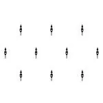 Comet Busters Black Bindi For Women