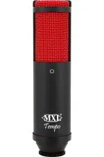 MXL Mics Tempo-KR Condenser Microphone, Cardioid, Black/Red, (Model: MXL-Tempo-KR), Large