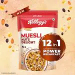 Kellogg's Muesli 20% Nuts Delight | Multigrain Breakfast Cereal | 1 Kg Pack | High in Iron | High in Fibre | Naturally Cholesterol Free