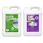 fivanta Floor cleaner liquid green 5Liter & blue 5Liter Half Cap Only | 10X Cleaning with 99.9% Germ kill | Citrus Fragrance