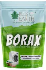 Bliss of Earth Borax Detergent Booster Powder, Multipurpose Cleaning & Stain Remover Powder 453GM Incomplete