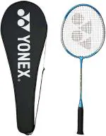 Yonex GR-303 With Full Cover Blue Aluminium Strung Badminton Racquet (Pack Of 1, 95g)