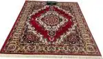 Shag Weaving Carpet Red Silk Carpet (4 X5 ft, Rectangle)