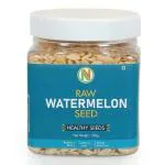 NatureVit Watermelon Kernel Seeds, 250g (Jar Pack) | Watermelon Seeds without Skin | Tarbooj Magaz | Specially for Making Gravies in Indian Curries |