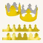 SPECIALYOU.IN Paper crown for kids, Birthday crown, Birthday props, party props for Birthday, party props, king crown for Adults, crown for girls, crown for boys, Birthday Hat - 12pcs