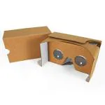 Irusu Brown VR Cardboard With HD 34Mm Lens For Great Virtual Reality Experience