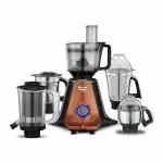 Preethi Zodiac Stardust MG265, 750W, 5 Jars Mixer Grinder with Masterchef Jar, Super Extractor, Copper/Black