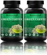 Naturewell Green Coffee Bean Extract 800Mg For Weight Loss Capsule Ultra, 60 Capsules Each (Pack Of 2)