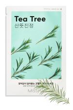 MISSHA Airy Fit Sheet Mask - Tea Tree, 19 g (Pack of 3)